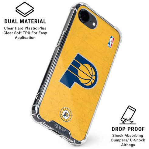 NBA Indiana Pacers Distressed iPhone 16e Clear Case