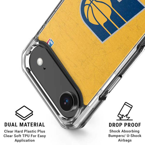 NBA Indiana Pacers Distressed iPhone 17 Air Clear Case