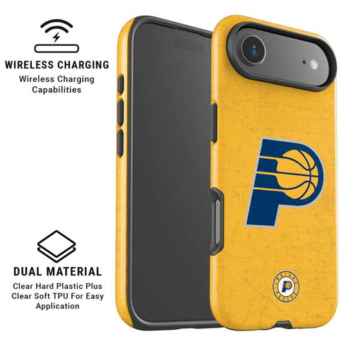 NBA Indiana Pacers Distressed iPhone 17 Air Magsafe Impact Case