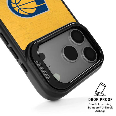 NBA Indiana Pacers Distressed iPhone 17 Pro Kickstand Case