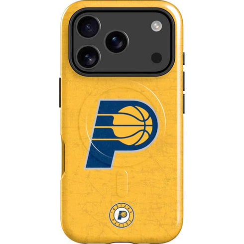 NBA Indiana Pacers Distressed iPhone 17 Pro Max Magsafe Impact Case