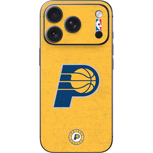 NBA Indiana Pacers Distressed iPhone 17 Pro Skin