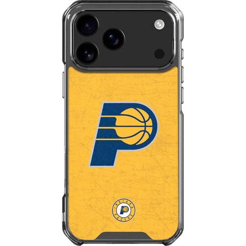 NBA Indiana Pacers Distressed iPhone 18 Pro Max Clear Case