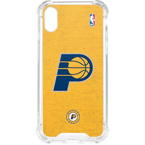 NBA Indiana Pacers Distressed iPhone XS Clear Case