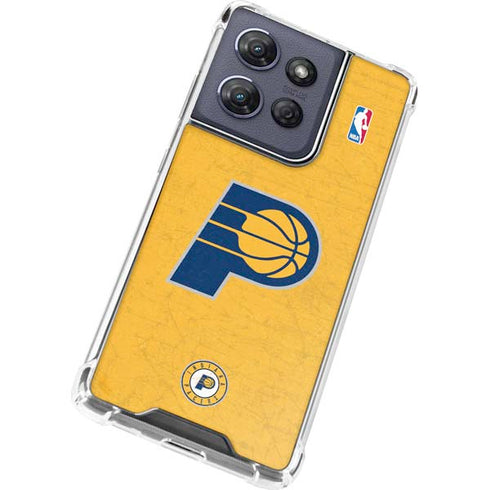 NBA Indiana Pacers Distressed Moto G Play 5G (2025) Clear Case