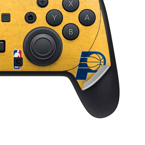 NBA Indiana Pacers Distressed Nintendo Switch 2 (2025) Pro Controller Skin