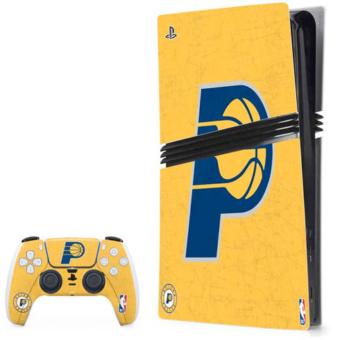 NBA Indiana Pacers Distressed PlayStation PS5 Skins