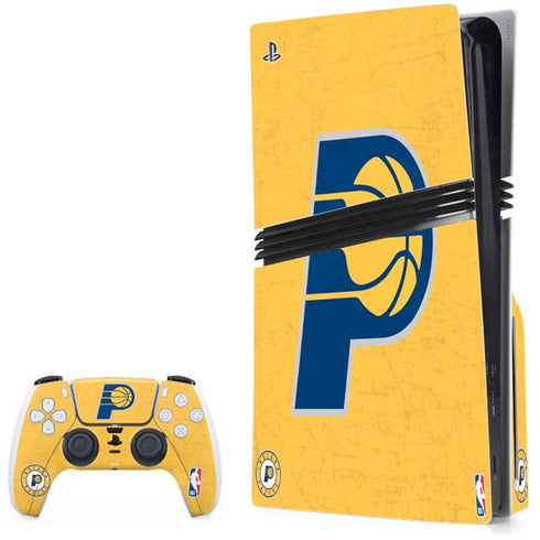 NBA Indiana Pacers Distressed PlayStation PS5 Skins