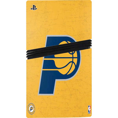 NBA Indiana Pacers Distressed PS5 Pro Disk Console Skin