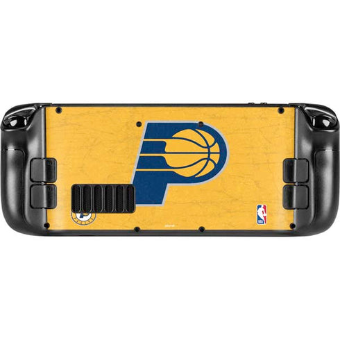 NBA Indiana Pacers Distressed Steam Deck Handheld Gaming Computer Skin