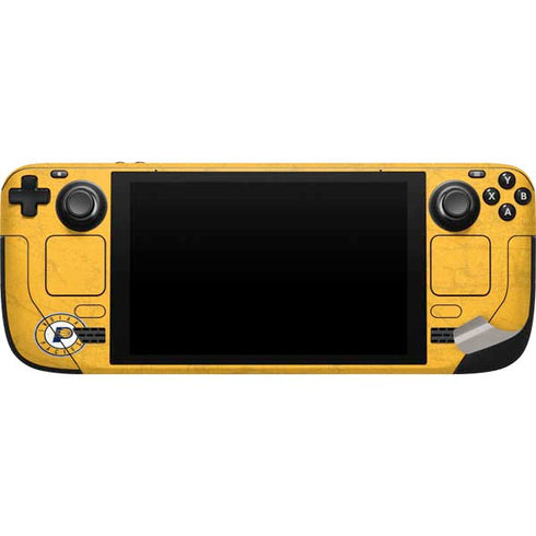 NBA Indiana Pacers Distressed Steam Deck Handheld Gaming Computer Skin
