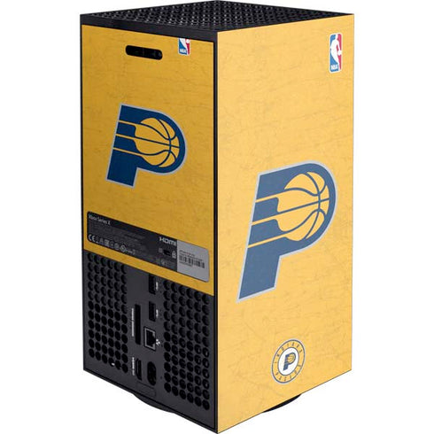 NBA Indiana Pacers Distressed XBox Series X Digital Edition Console Skin