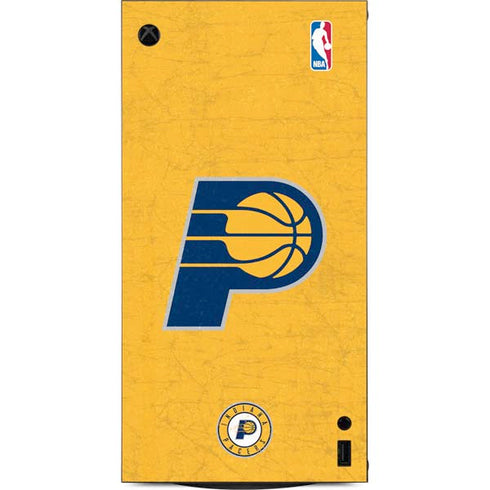 NBA Indiana Pacers Distressed XBox Series X Digital Edition Console Skin