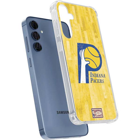 NBA Indiana Pacers Hardwood Classics Galaxy A55 5G Clear Case