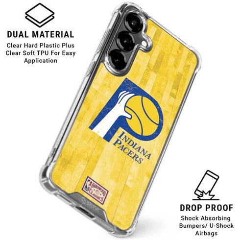NBA Indiana Pacers Hardwood Classics Galaxy S26 Clear Case