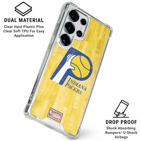NBA Indiana Pacers Hardwood Classics Galaxy S26 Ultra Clear Case