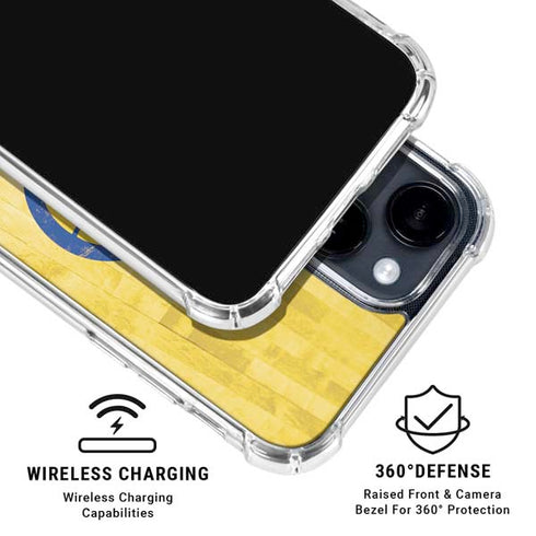 NBA Indiana Pacers Hardwood Classics iPhone 15 Clear Case