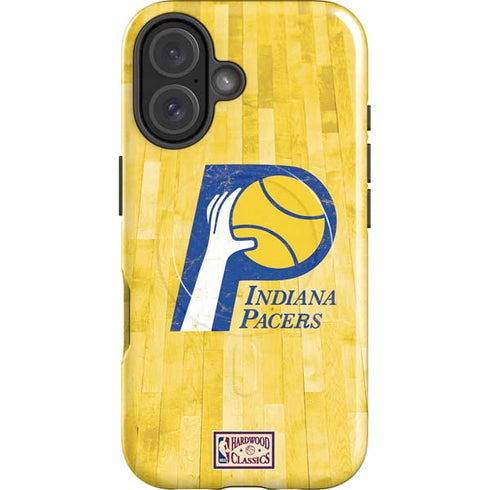 NBA Indiana Pacers Hardwood Classics iPhone 16 Plus Magsafe Impact Case