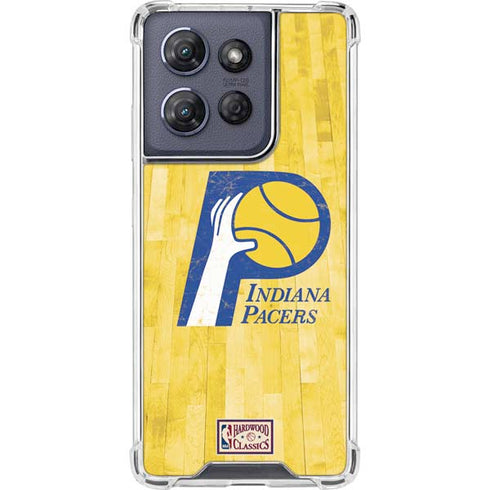 NBA Indiana Pacers Hardwood Classics Moto G Play 5G (2025) Clear Case