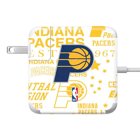 NBA Indiana Pacers Historic Blast 85W Power Adapter (15 and 17 inch MacBook Pro Charger) Skin