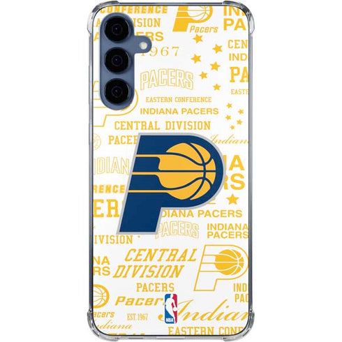 NBA Indiana Pacers Historic Blast Galaxy A55 5G Clear Case