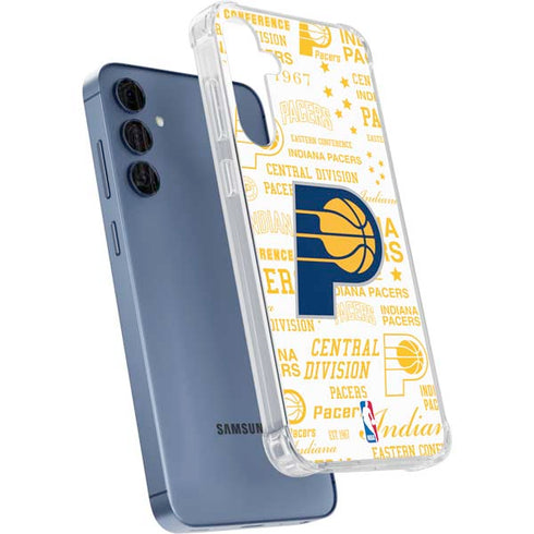 NBA Indiana Pacers Historic Blast Galaxy A55 5G Clear Case