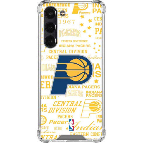 NBA Indiana Pacers Historic Blast Galaxy S24 FE Clear Case