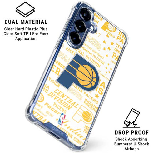 NBA Indiana Pacers Historic Blast Galaxy S25 Plus Clear Case