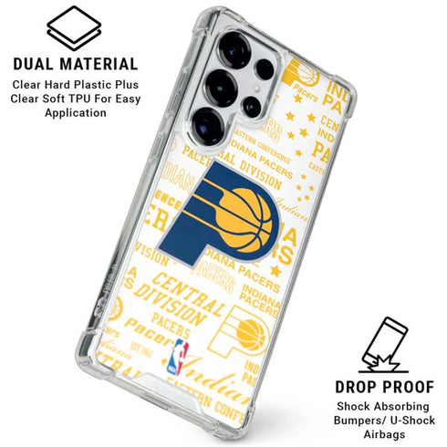 NBA Indiana Pacers Historic Blast Galaxy S25 Ultra Clear Case