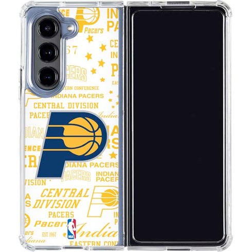 NBA Indiana Pacers Historic Blast Galaxy Z Fold5 5G Clear Case