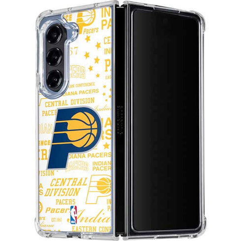 NBA Indiana Pacers Historic Blast Galaxy Z Fold5 5G Clear Case