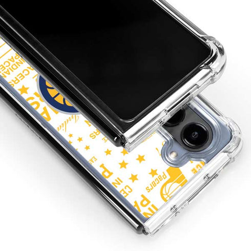 NBA Indiana Pacers Historic Blast Galaxy Z Fold5 5G Clear Case