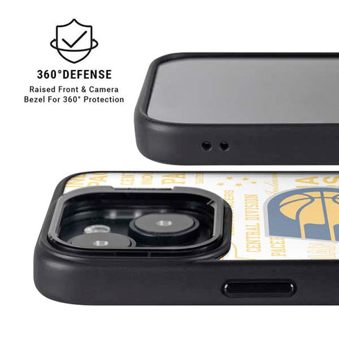 NBA Indiana Pacers Historic Blast iPhone 13 Kickstand Case