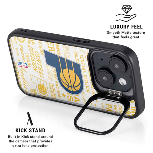 NBA Indiana Pacers Historic Blast iPhone 15 Plus Kickstand Case