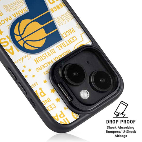 NBA Indiana Pacers Historic Blast iPhone 15 Plus Kickstand Case