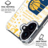 NBA Indiana Pacers Historic Blast iPhone 16 Plus Clear Case