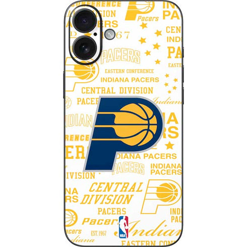 NBA Indiana Pacers Historic Blast iPhone 16 Plus Skin
