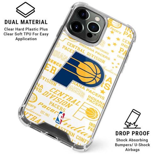 NBA Indiana Pacers Historic Blast iPhone 16 Pro Clear Case