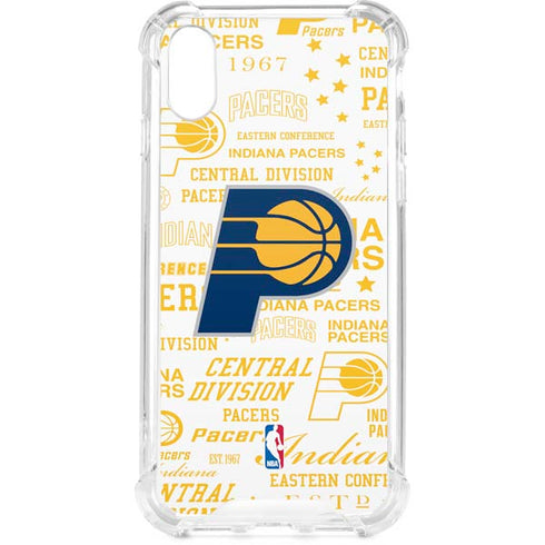 NBA Indiana Pacers Historic Blast iPhone XS Clear Case