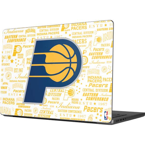 NBA Indiana Pacers Historic Blast Apple MacBook Pro 14-inch Skin