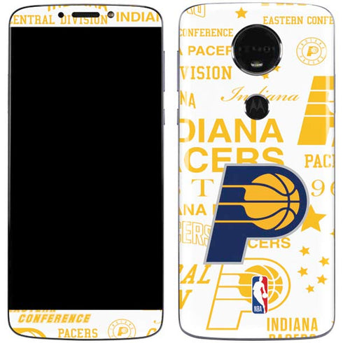 NBA Indiana Pacers Historic Blast Moto E5 Plus Skin