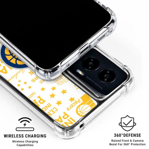 NBA Indiana Pacers Historic Blast Moto G Power 5G (2024) Clear Case