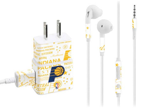 NBA Indiana Pacers Historic Blast Phone Charger Skin