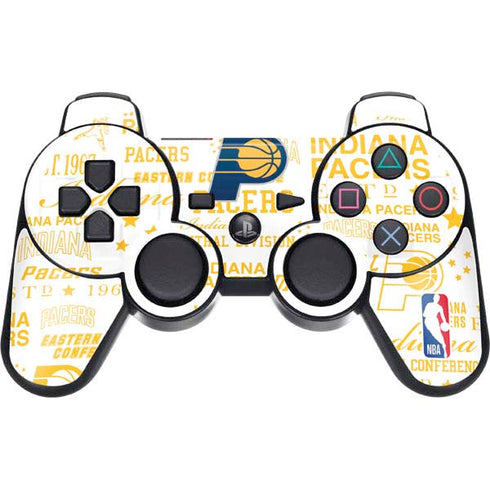 NBA Indiana Pacers Historic Blast PS3 Dual Shock wireless controller Skin