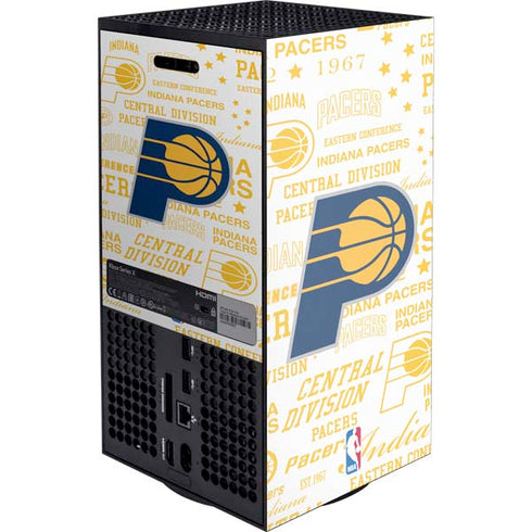 NBA Indiana Pacers Historic Blast XBox Series X Digital Edition Console Skin
