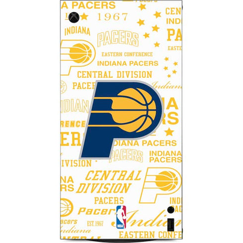 NBA Indiana Pacers Historic Blast XBox Series X Digital Edition Console Skin