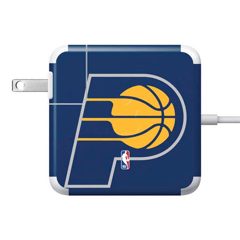 NBA Indiana Pacers Large Logo 85W Power Adapter (15 and 17 inch MacBook Pro Charger) Skin