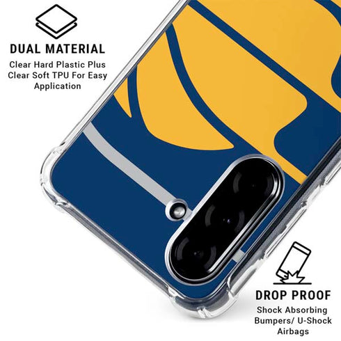 NBA Indiana Pacers Large Logo Galaxy A36 5G Clear Case