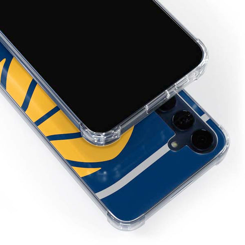 NBA Indiana Pacers Large Logo Galaxy A55 5G Clear Case