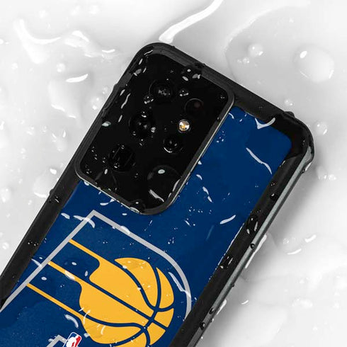 NBA Indiana Pacers Large Logo Galaxy S24 Ultra Waterproof Case